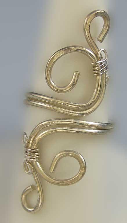 1153 Sterling Adjustable Ring Jewelry by Dianne Brooks