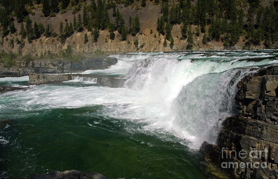 1154A Kootenai Falls Photograph by NightVisions