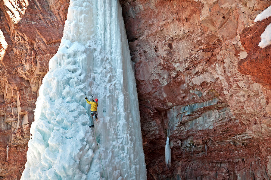 Ice Climb Photograph by Elijah er Fine Art America