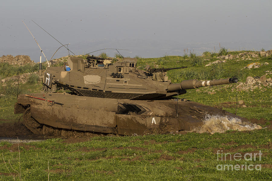 Transportation Photograph - An Israel Defense Force Merkava Mark Iv #12 by Ofer Zidon