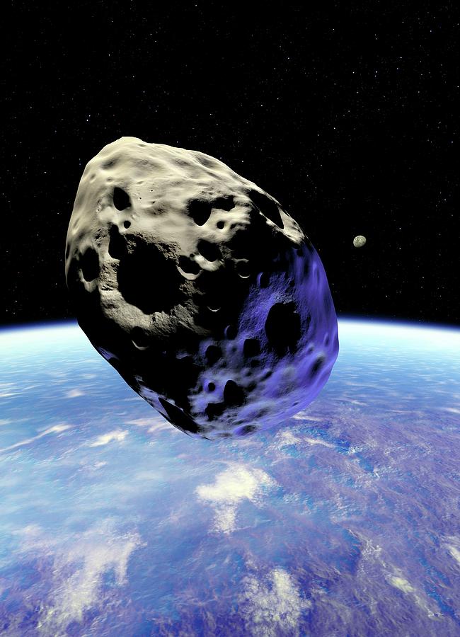 Asteroid Approaching Earth Photograph by Detlev Van Ravenswaay Pixels