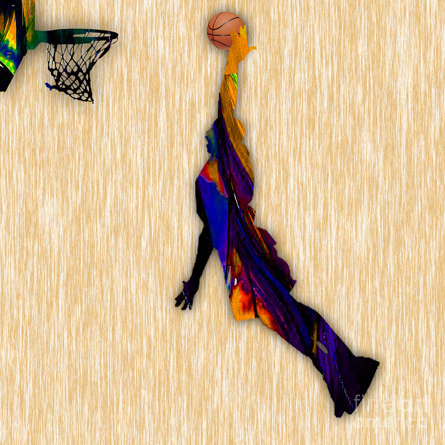 Basketball #12 Mixed Media by Marvin Blaine