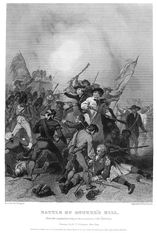 1775 Photograph - Battle Of Bunker Hill, 1775 #12 by Granger