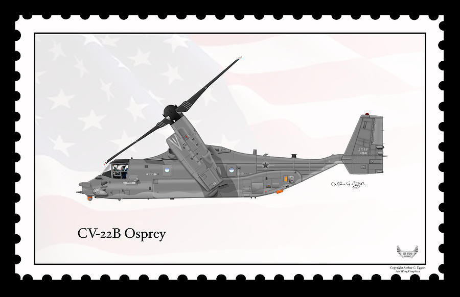 Bell Boeing CV-22B Osprey #8 Digital Art by Arthur Eggers