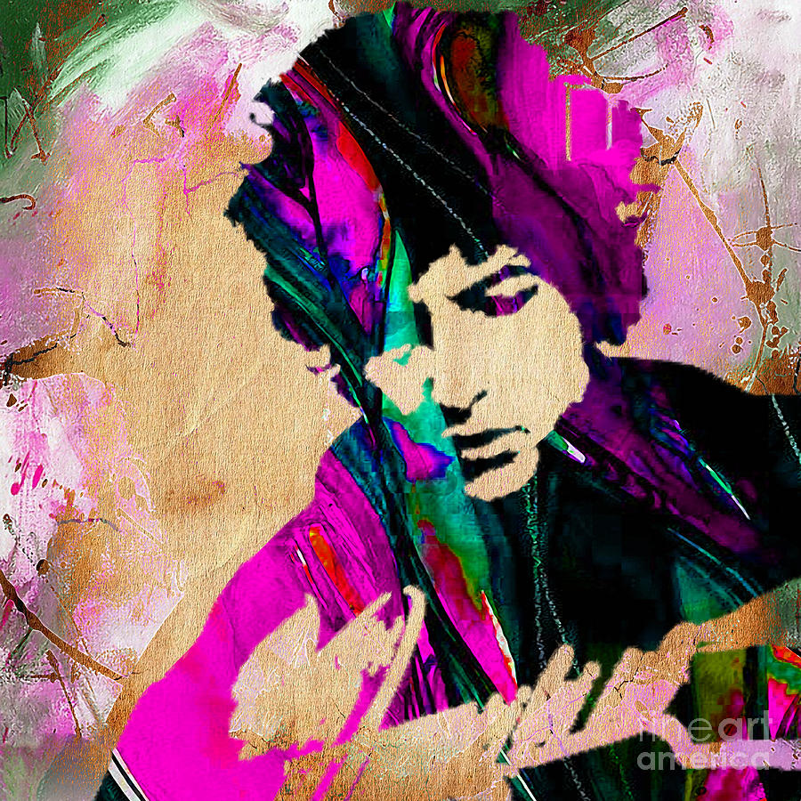 Bob Dylan Collection #12 Mixed Media by Marvin Blaine