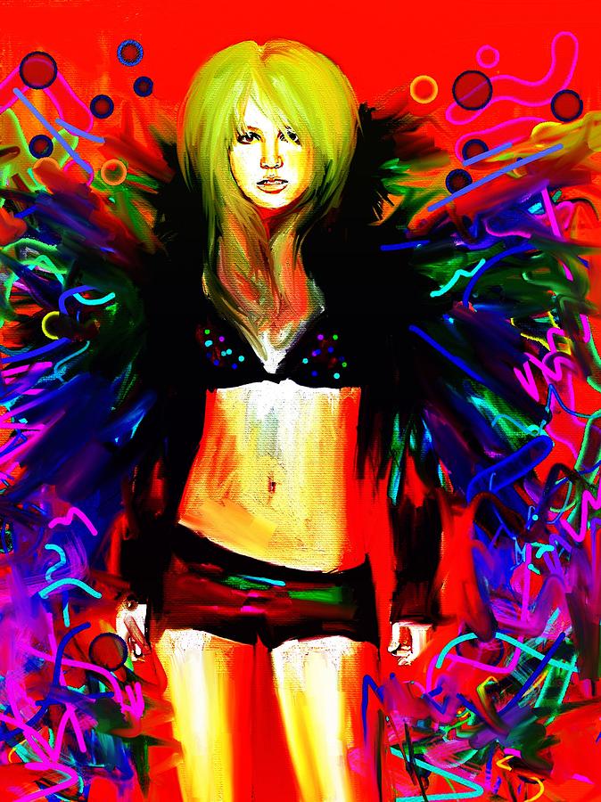 Britney Spears #12 Painting by Bogdan Floridana Oana