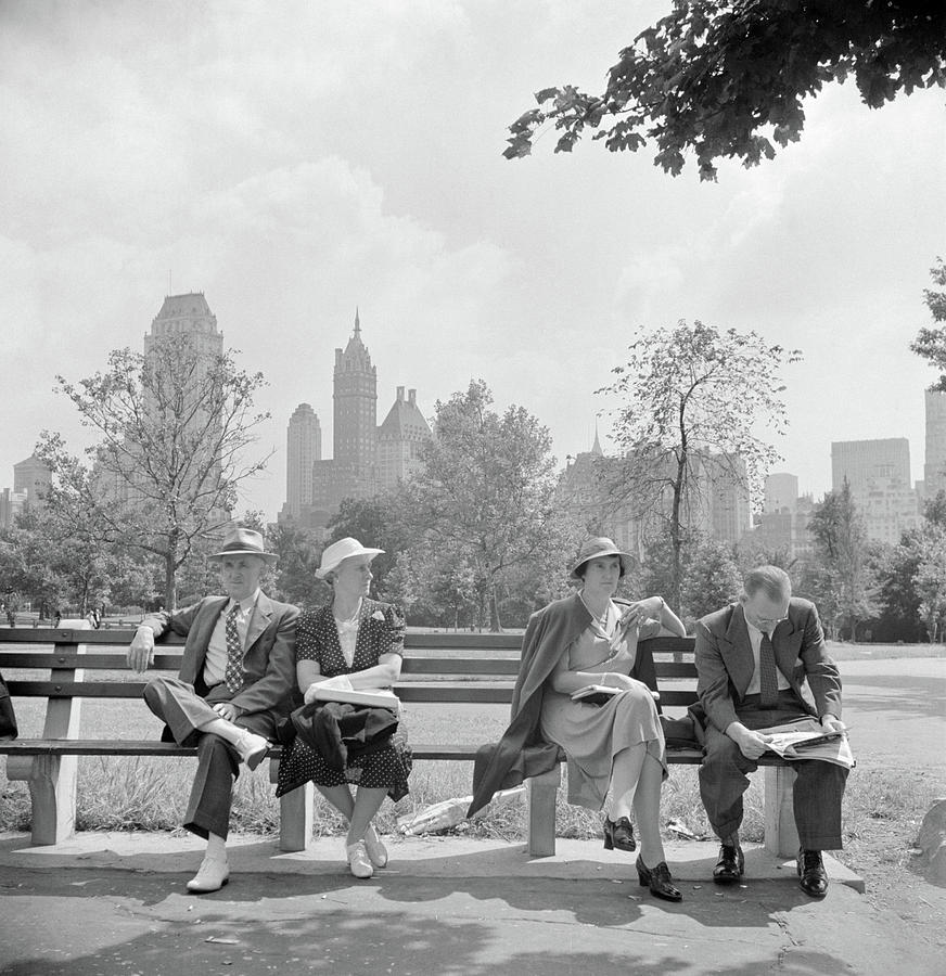 Central Park, 1942 #12 Photograph by Granger