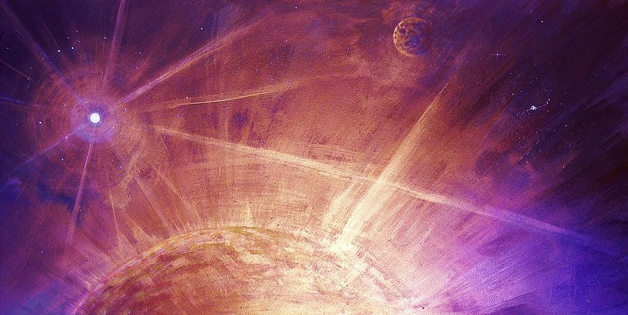 Glow In The Dark Painting - Cosmic Light Series by Len Sodenkamp Glow In The Dark Painting - Cosmic Light Series by Len Sodenkamp