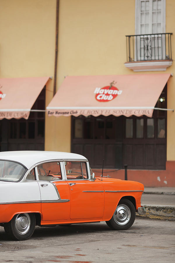 Car Photograph - Cuba, Havana, Havana Vieja, Morning #12 by Walter Bibikow