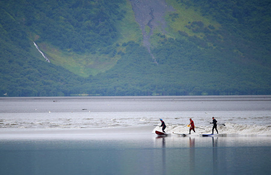 Feature - Bore Tide Surfing In Alaska #12 Photograph by Streeter Lecka