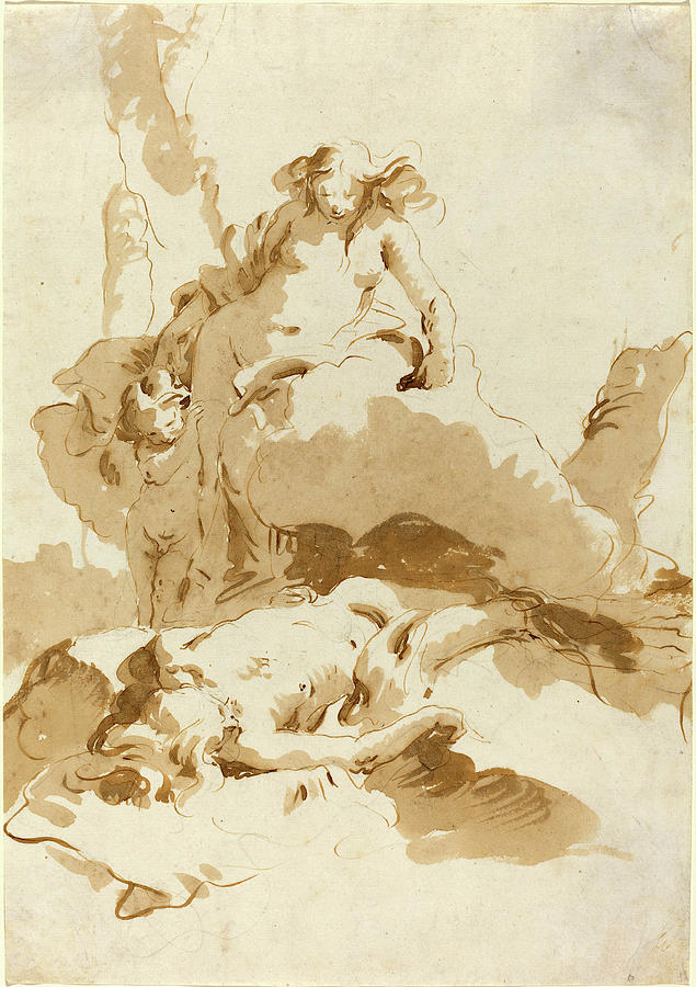 Giovanni Battista Tiepolo Italian 1696 1770 Drawing By Litz Collection