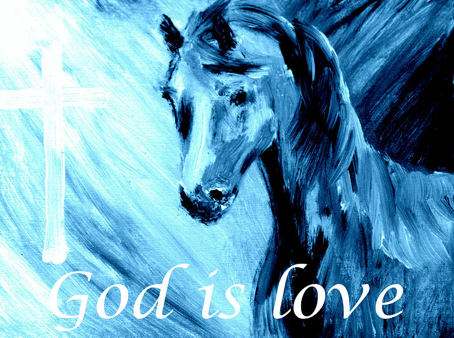 God is love #12 Painting by Amanda Dinan
