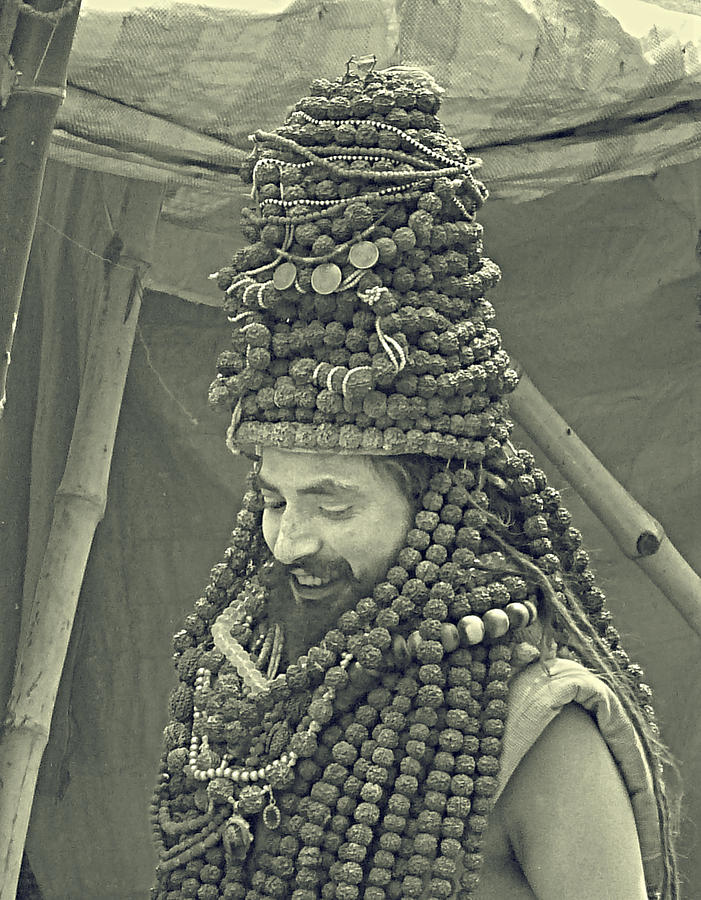 Hindu Saint Photograph - Hindu Saint Smile by Girish J