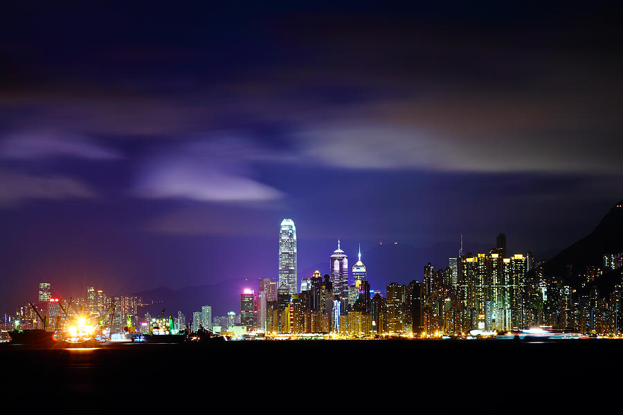 Hong Kong At Night #12 Photograph by Ngkaki