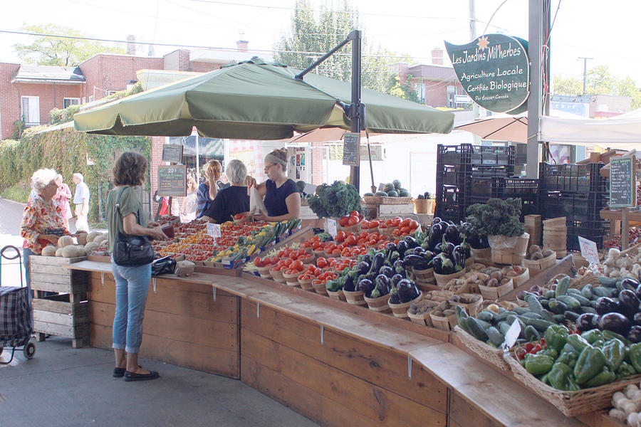 Jean Talon Market in Montreal Photograph by Hugh McClean | Fine Art America