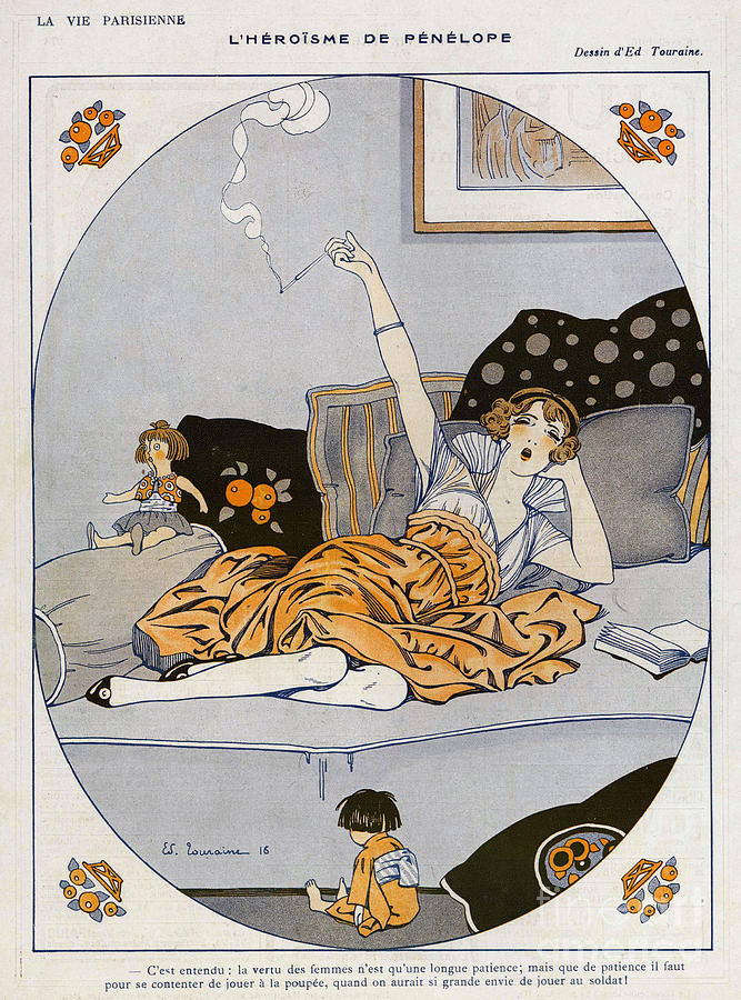 1910s Drawing - La Vie Parisienne  1916 1910s France Cc #12 by The Advertising Archives