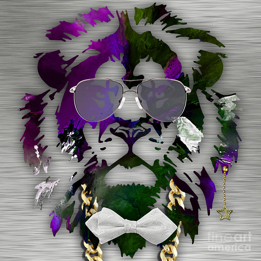 Fantasy Mixed Media - Lion Collection #3 by Marvin Blaine