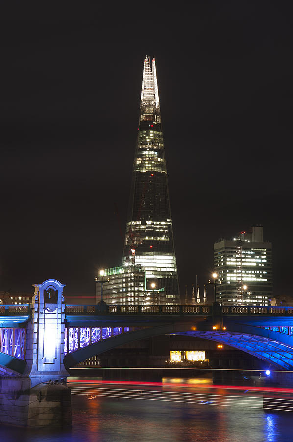 London Night Skyline Cityscape Photograph By Matthew Gibson - Fine Art ...