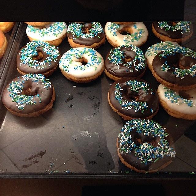 Seattle Photograph - 12 Man Donuts. #seattle  #seahawks by Phil Scroggs