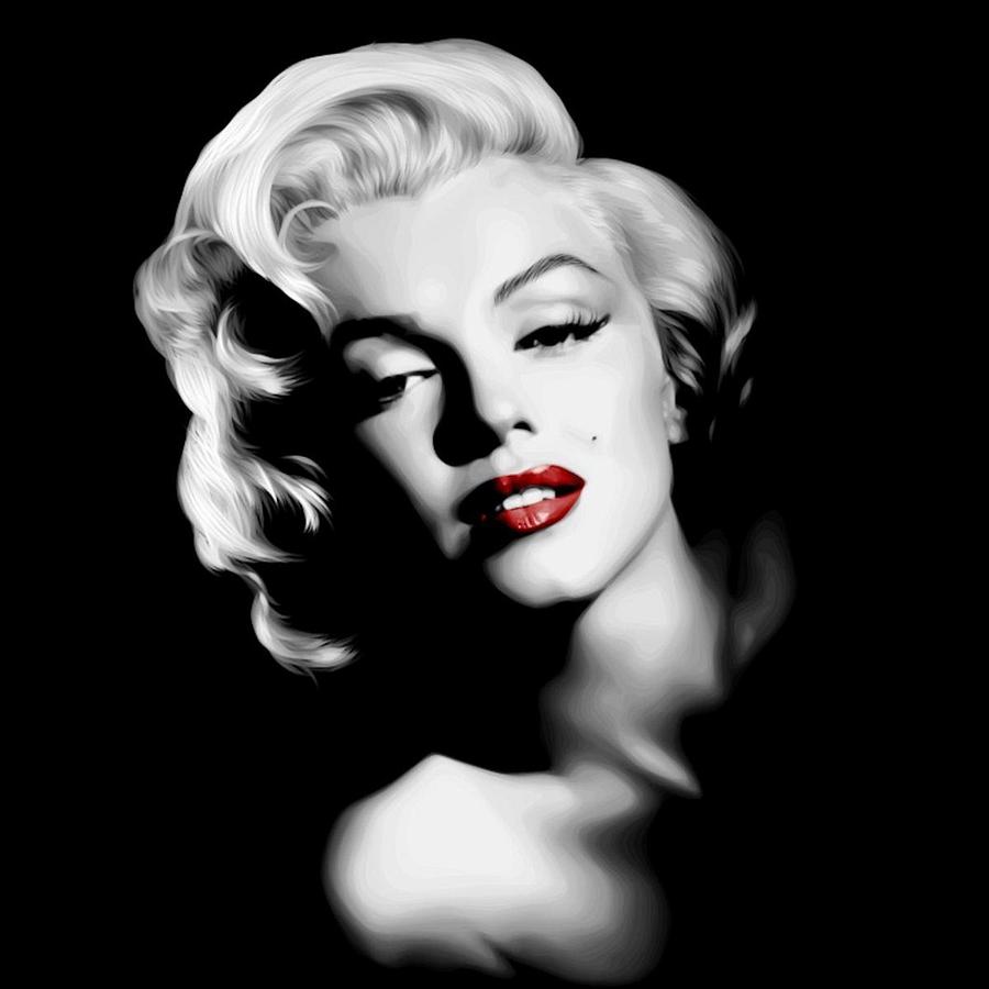 Tags Photograph - Marilyn Monroe  #13 by Kenword Maah