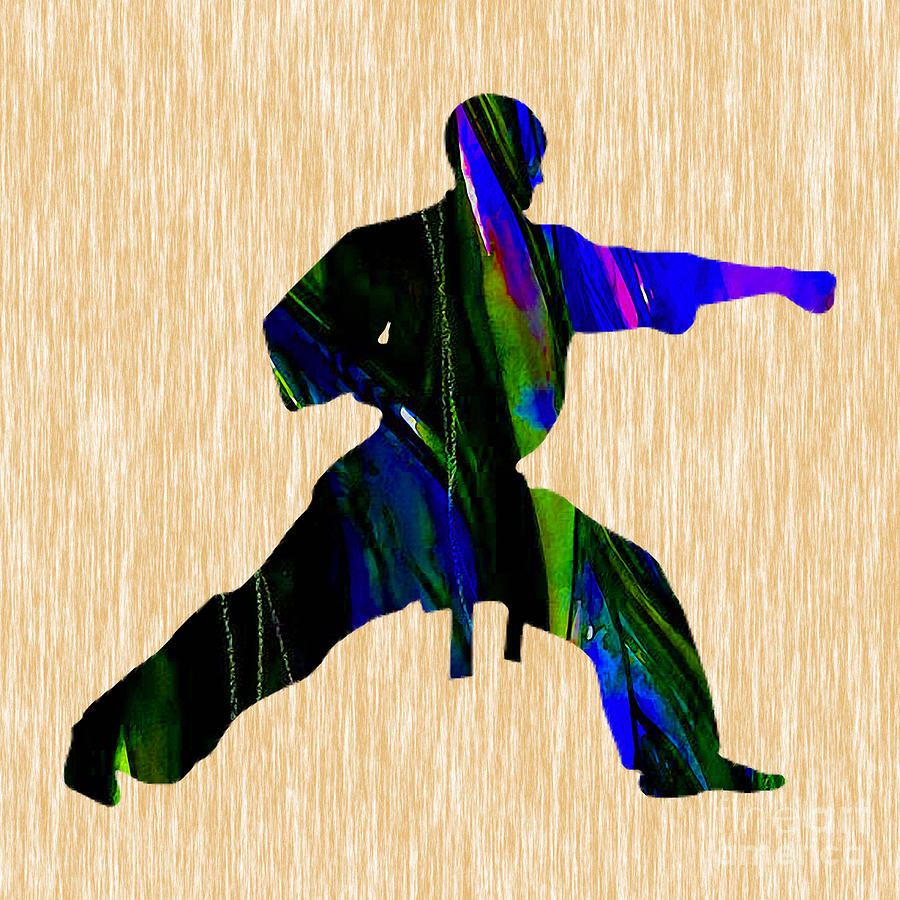 Martial Arts Karate #12 Mixed Media by Marvin Blaine