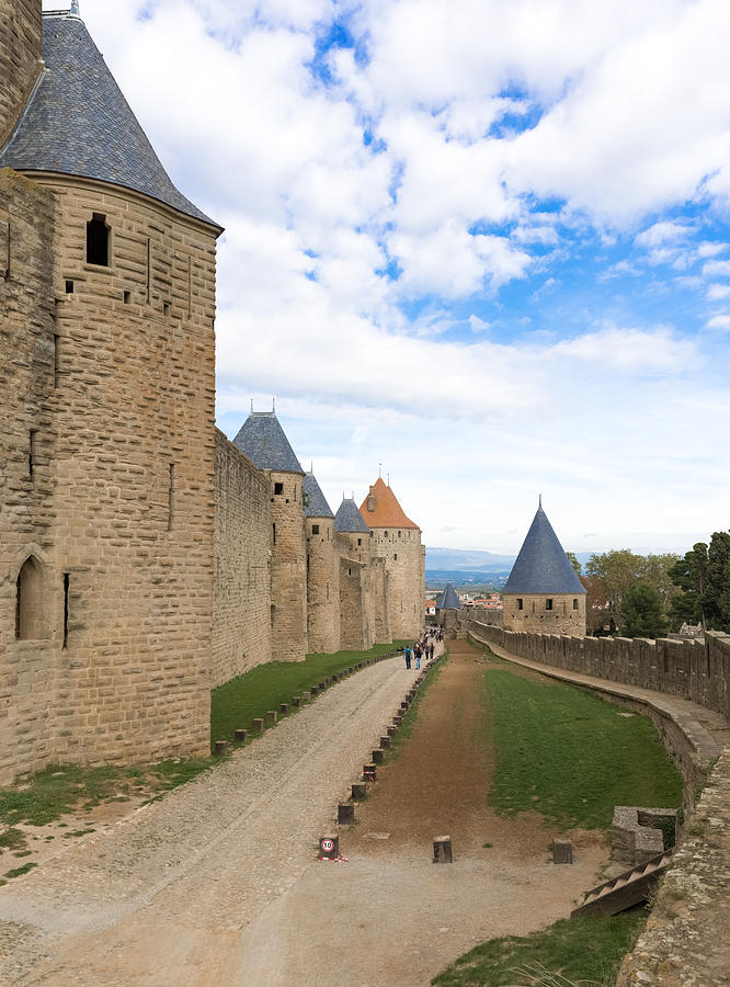 Medieval city of Carcassonne in France #13 Photograph by Marek Poplawski