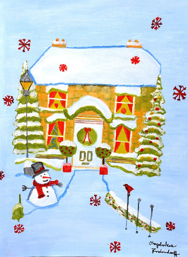 Merry Christmas #8 Painting by Magdalena Frohnsdorff