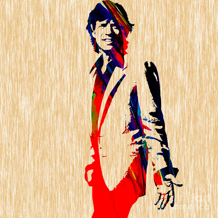 Mick Jagger #22 Mixed Media by Marvin Blaine