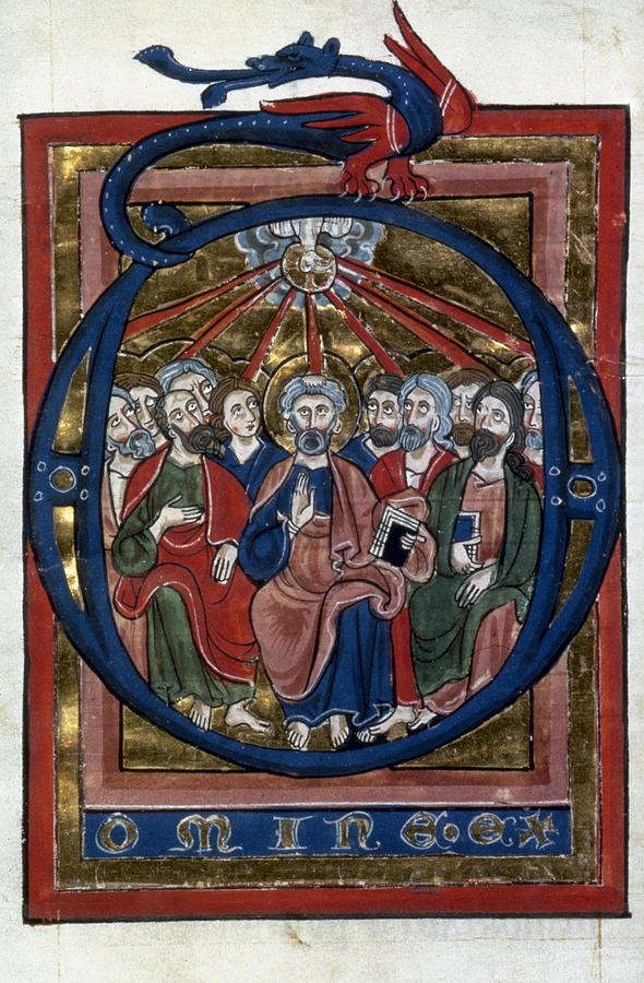 13th Century Painting - Pentecost #12 by Granger