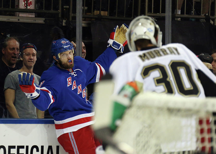 Pittsburgh Penguins V New York Rangers #12 Photograph by Bruce Bennett