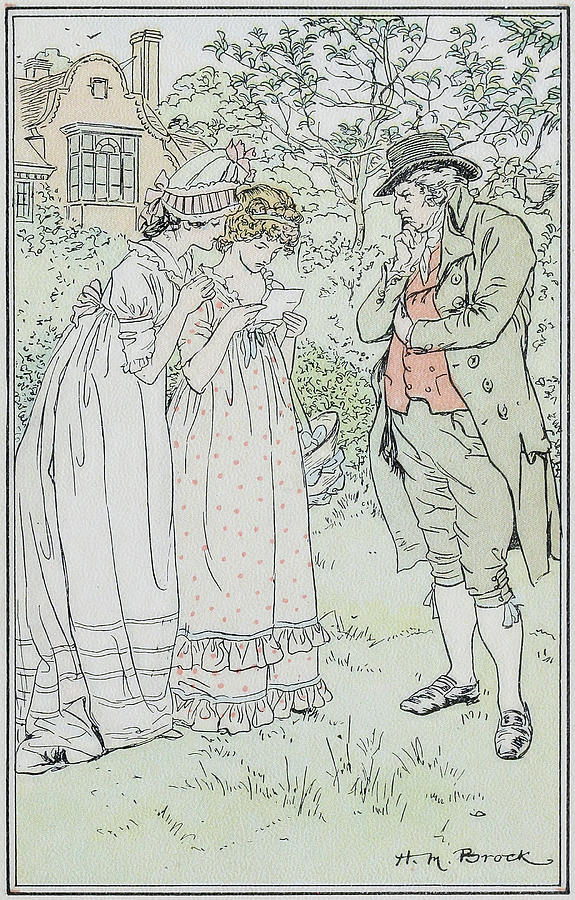 Pride And Prejudice #12 Drawing by Granger