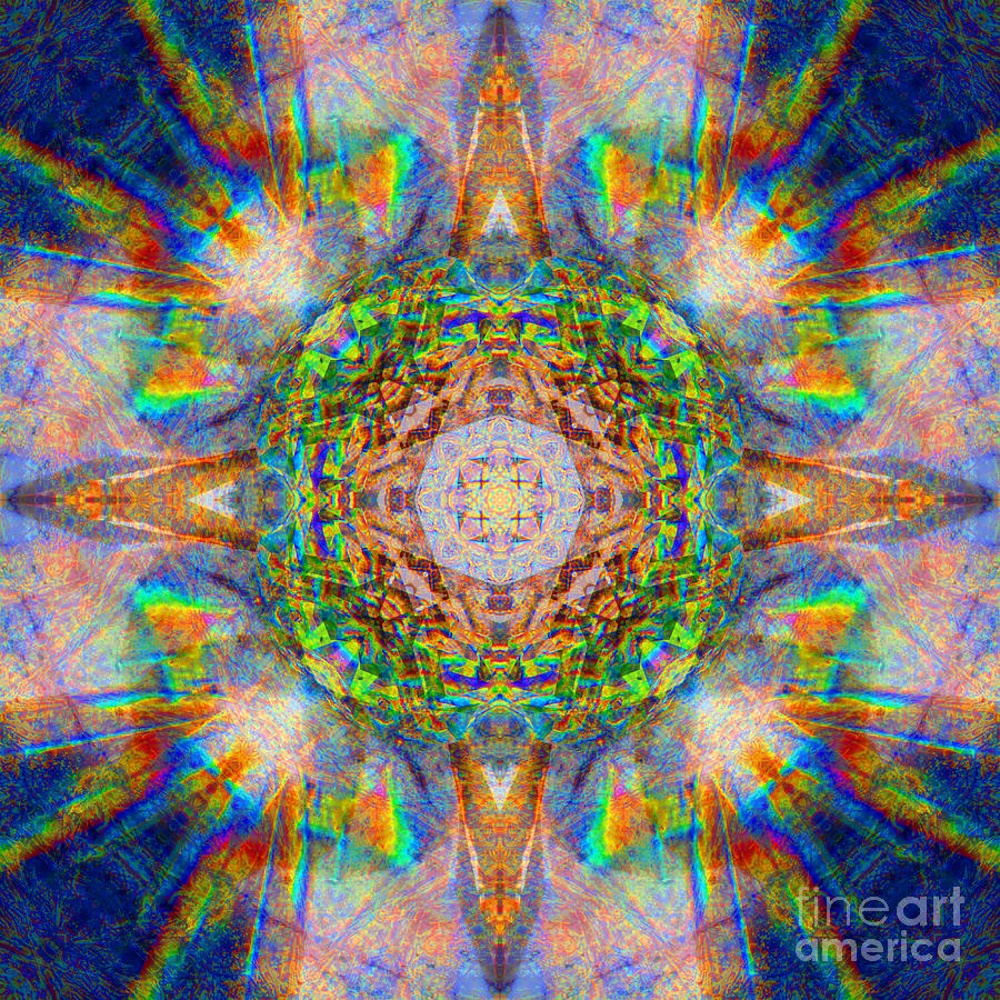 Rainbow Light Mandala Photograph by Susan Bloom - Fine Art America