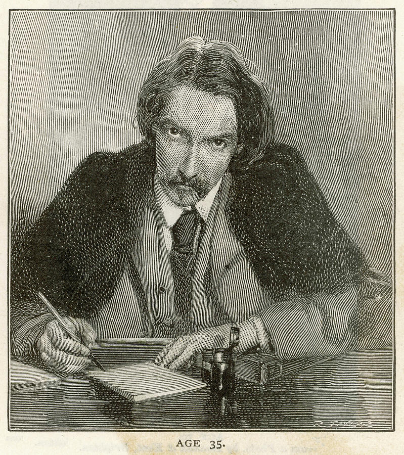 Robert Louis Stevenson 1850 1894 Drawing By Mary Evans Picture