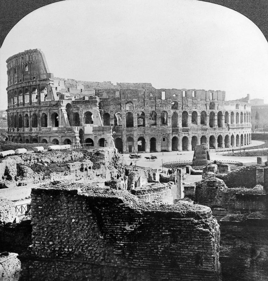 Rome Colosseum #12 Painting by Granger