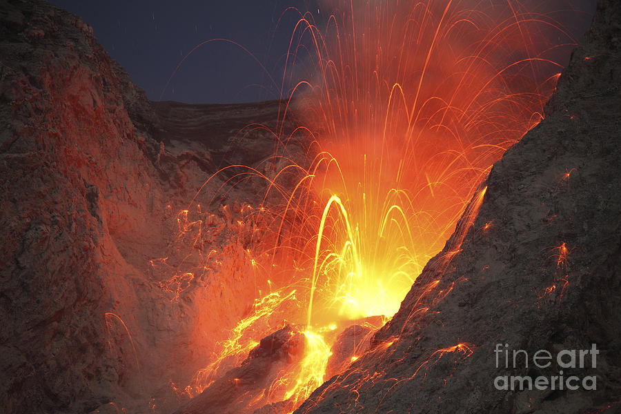 Strombolian Type Eruption Of Batu Tara #12 Photograph by Richard Roscoe