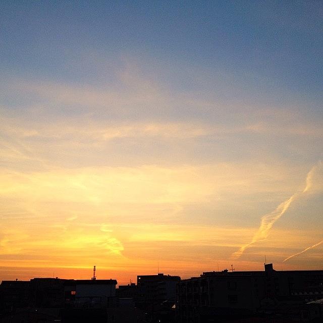 Cool Photograph - #sunset 
#beautiful #sky #sora #12 by Takeshi O