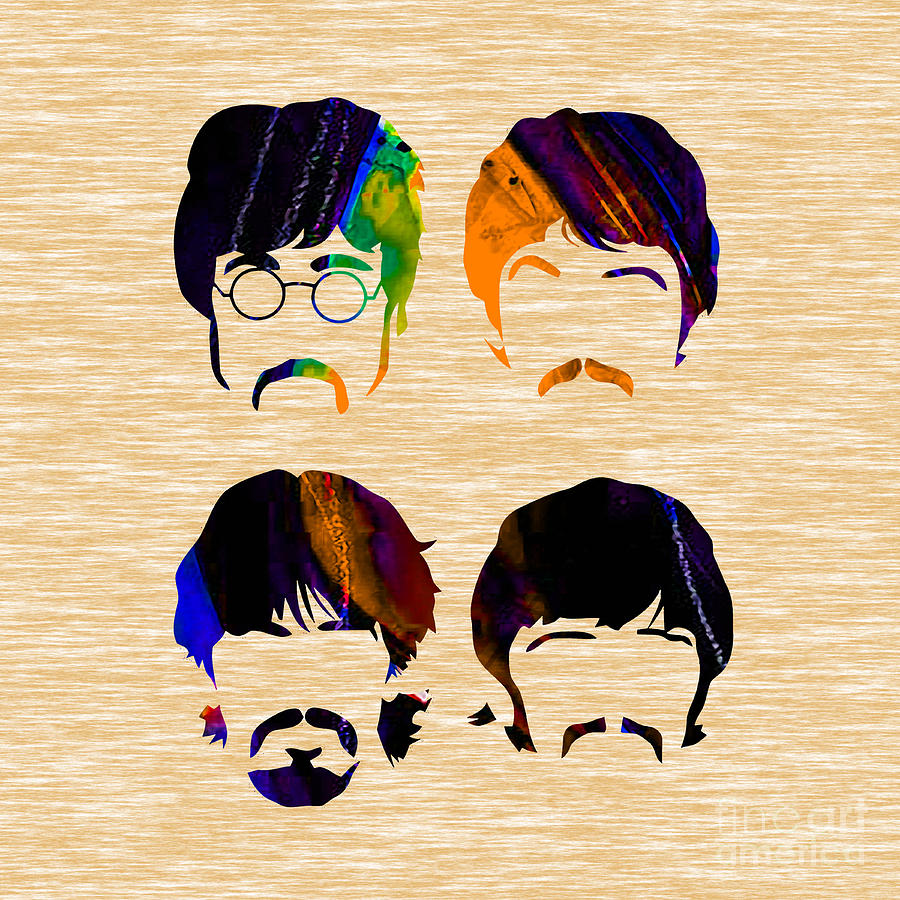 The Beatles Mixed Media - The Beatles Collection #12 by Marvin Blaine