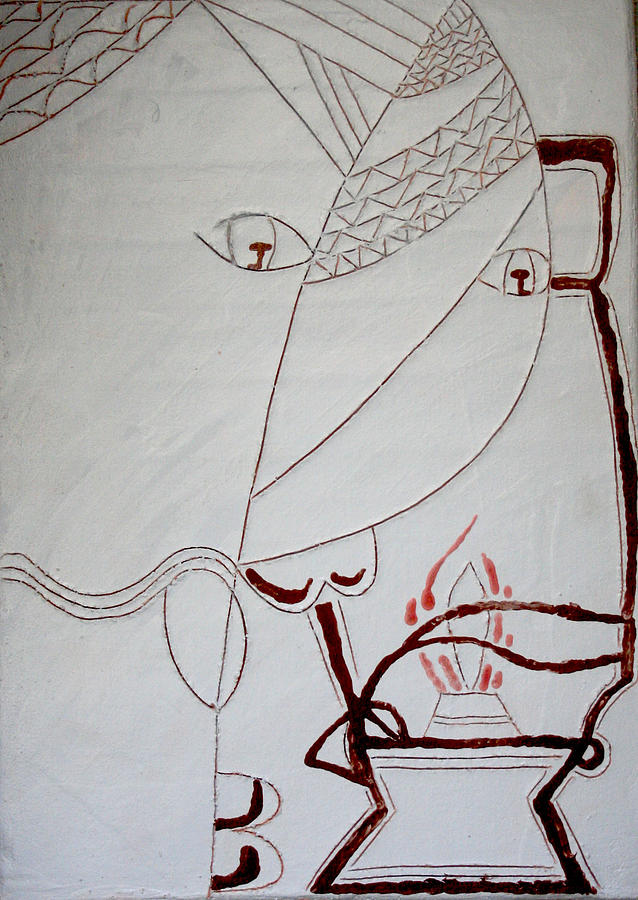 The Wise Virgin #12 Painting by Gloria Ssali