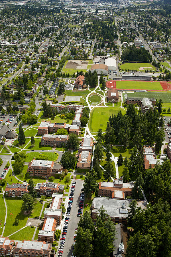 University Of Puget Sound U.p.s., Tacoma Photograph by Andrew Buchanan ...