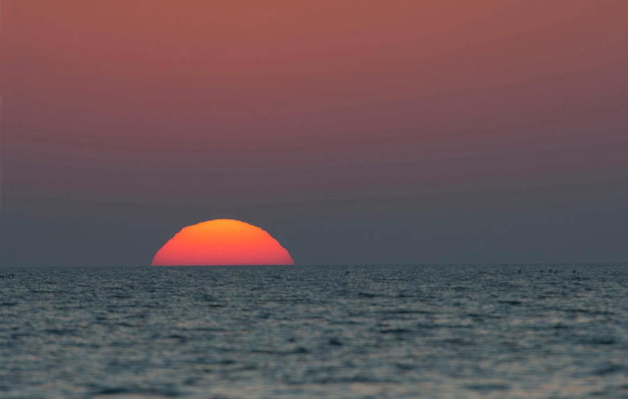Sunset Photograph - USA, Florida, Sarasota, Crescent Beach #12 by Bernard Friel