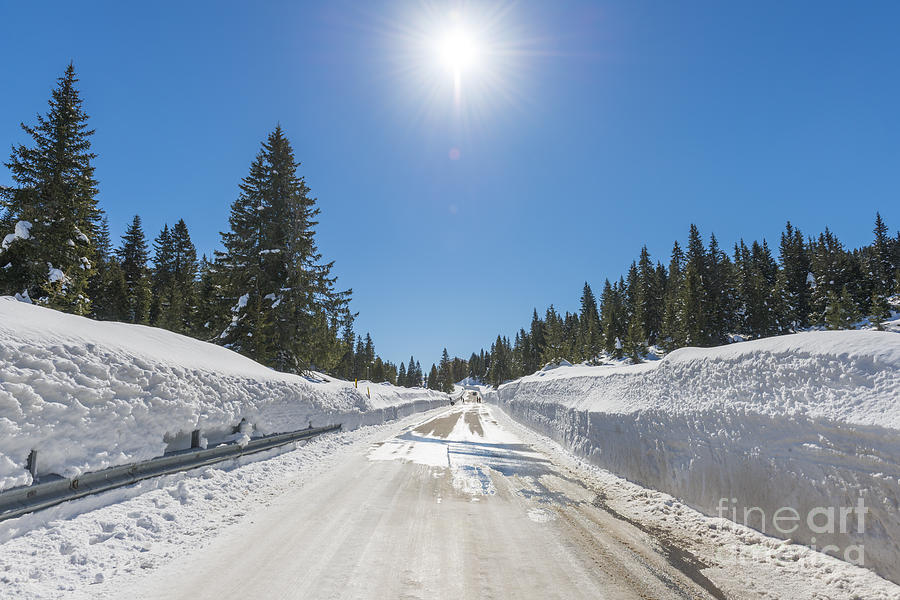 Winter road #12 Photograph by Mats Silvan