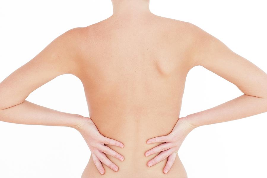 Woman's back - Stock Image - F006/3656 - Science Photo Library