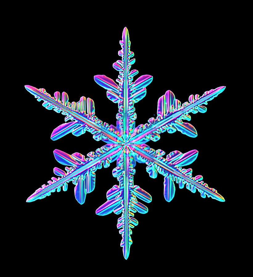 Snowflake #120 Photograph by Kenneth Libbrecht