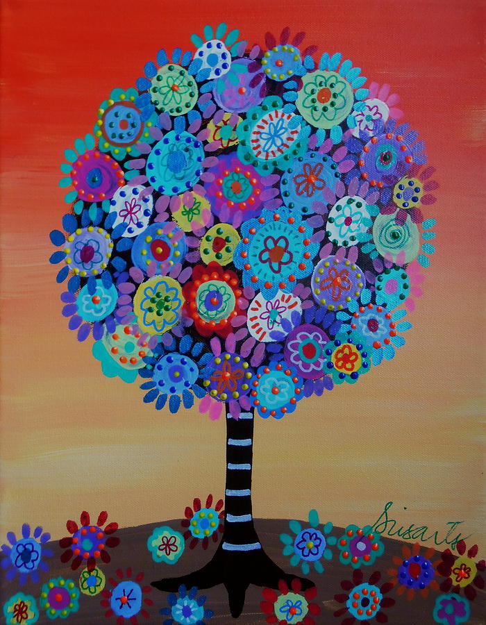 Tree Of Life #120 Painting by Pristine Cartera Turkus
