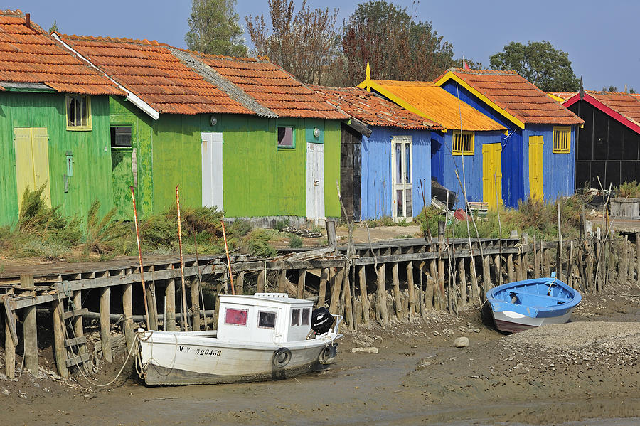 Oyster Farmers Shacks Photograph by Arterra Picture Library