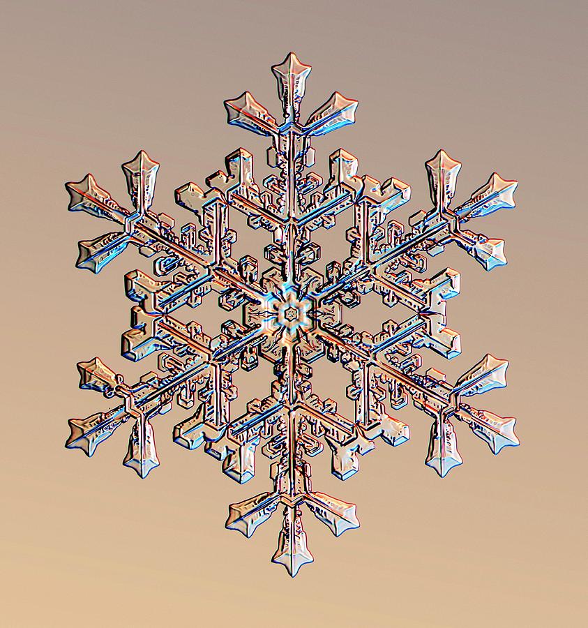 Snowflake #121 Photograph by Kenneth Libbrecht