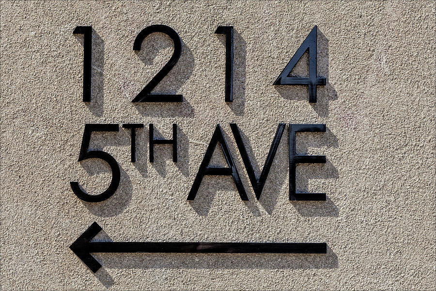 1214 5th Ave Photograph by Robert Ullmann