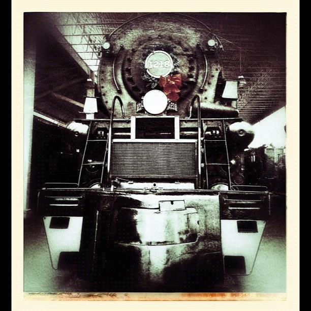 Transportation Photograph - 1218 Locomotive At The Virginia Museum by Teresa Mucha