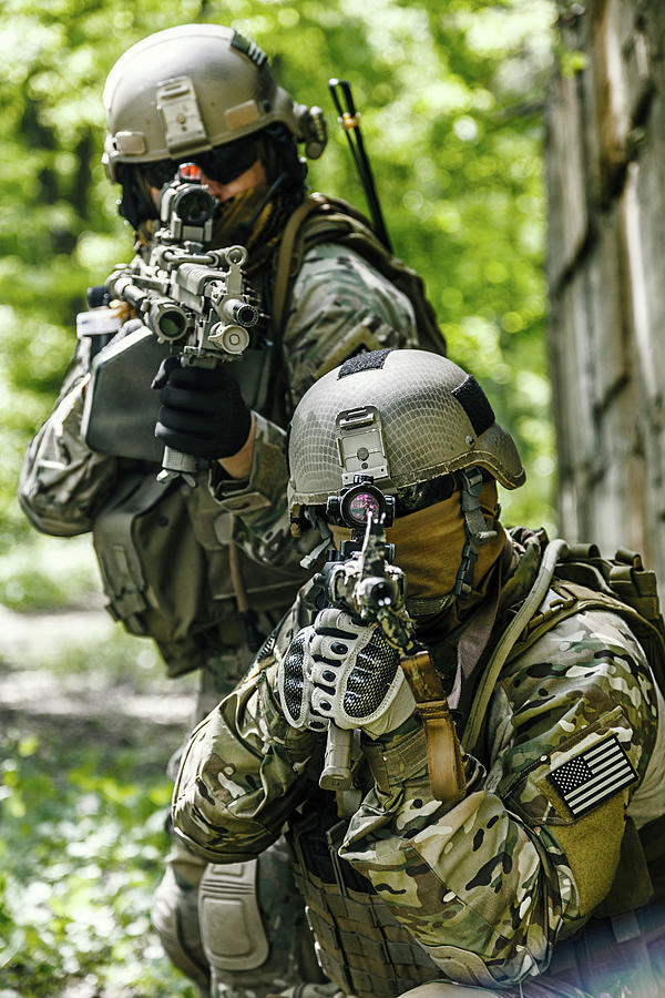 Green Berets U.s. Army Special Forces #122 Photograph by Oleg Zabielin