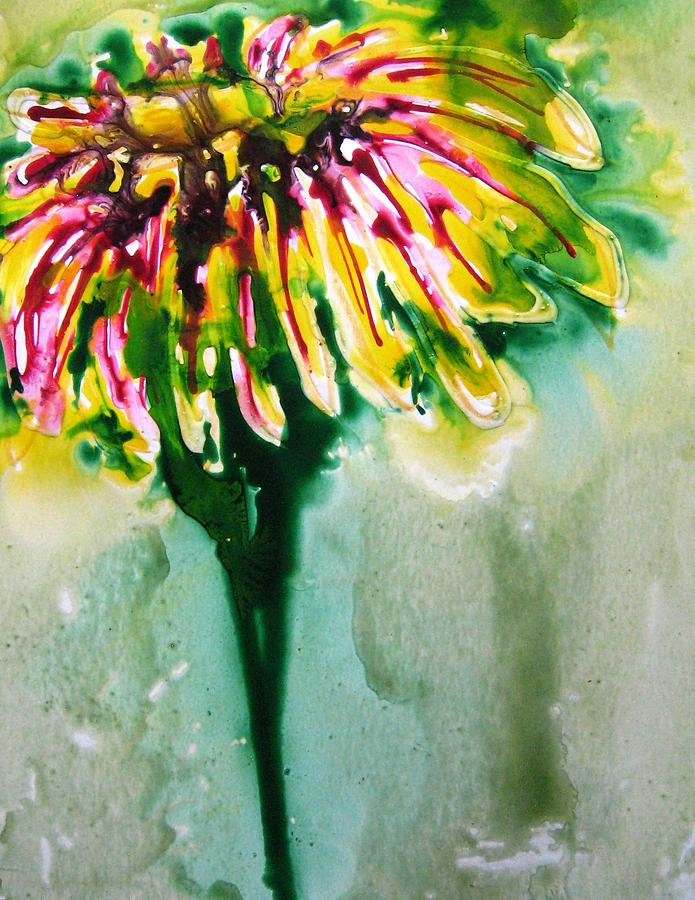Still Life Painting - Heavenly Flowers #122 by Baljit Chadha